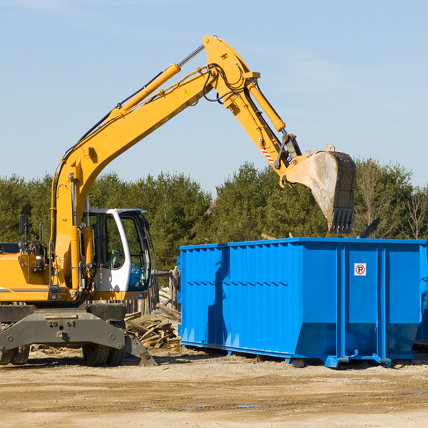 are there any restrictions on where a residential dumpster can be placed in Neoga